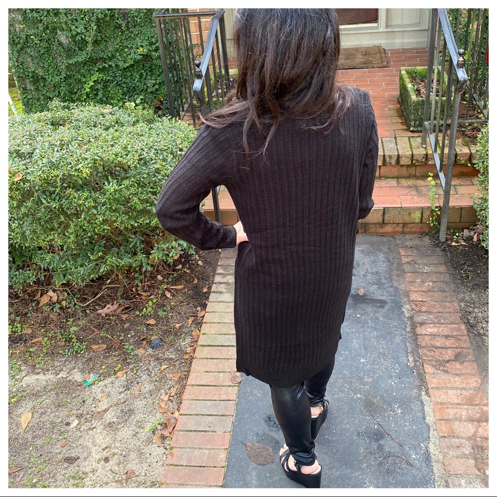 #10 Black knit side pocket cardigan - Picture 5 of 9